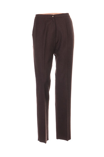 griffon pantalons femme de couleur marron