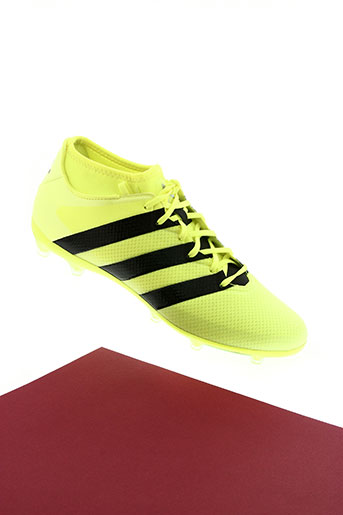 adidas chaussures homme de couleur jaune