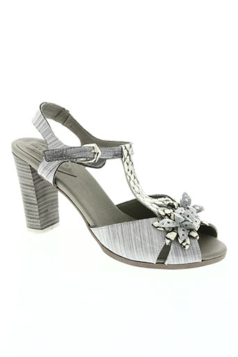 jose saenz chaussures femme de couleur gris