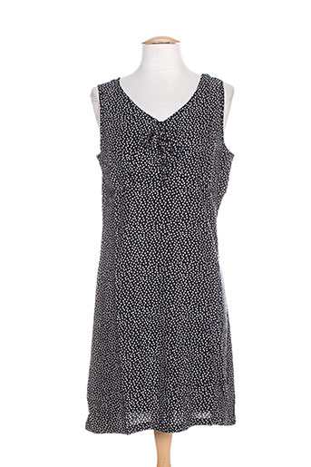 coton du monde robes femme de couleur noir