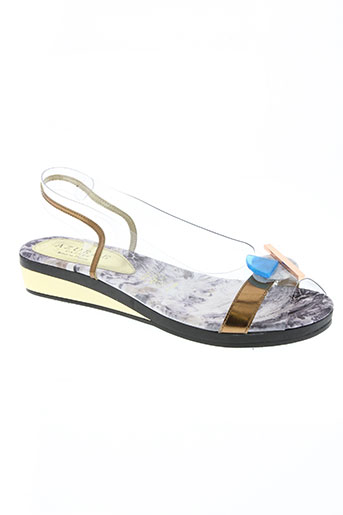 azuree chaussures femme de couleur jaune