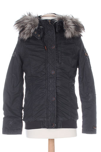 khujo vestes femme de couleur noir