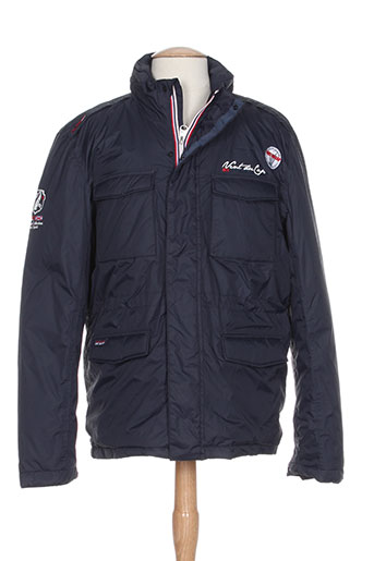 vent du cap manteaux homme de couleur bleu