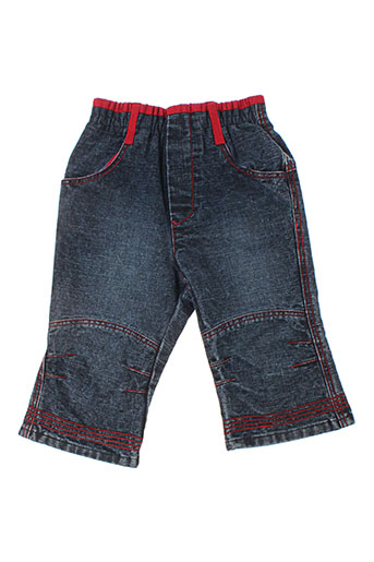 catimini jeans fille de couleur bleu
