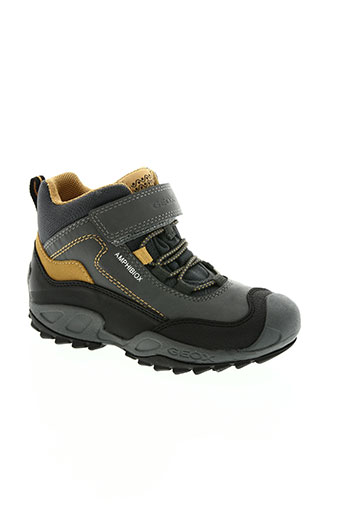 geox chaussures garçon de couleur gris