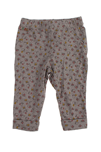 kenzo pantalons fille de couleur gris