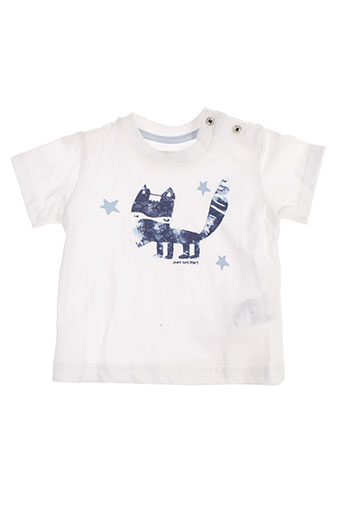 jean bourget t-shirts garçon de couleur blanc