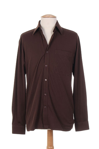 gabicci chemises homme de couleur marron