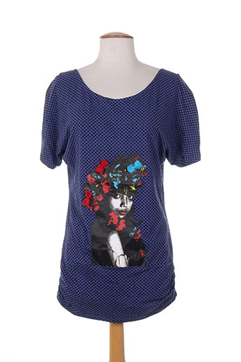 princesse nomade t-shirts femme de couleur bleu