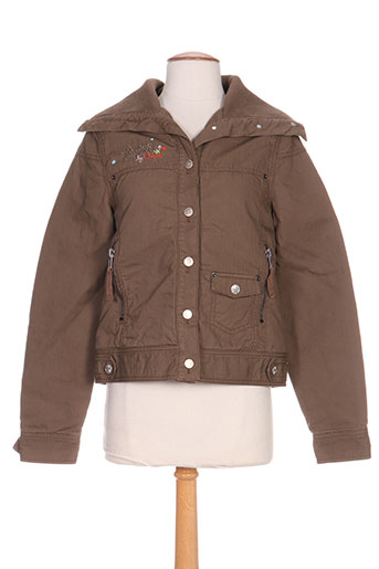 chipie vestes fille de couleur vert