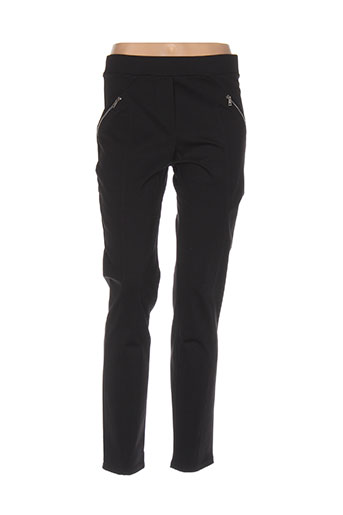 halogene pantalons femme de couleur noir