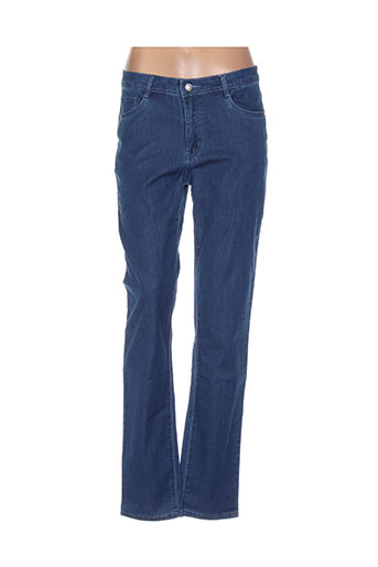 youline jeans femme de couleur bleu