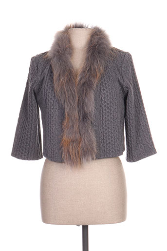 fracomina vestes femme de couleur gris