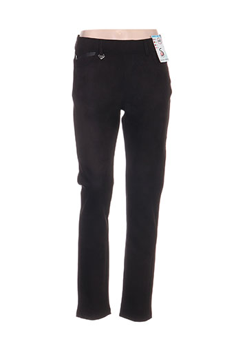 s.quise pantalons femme de couleur noir