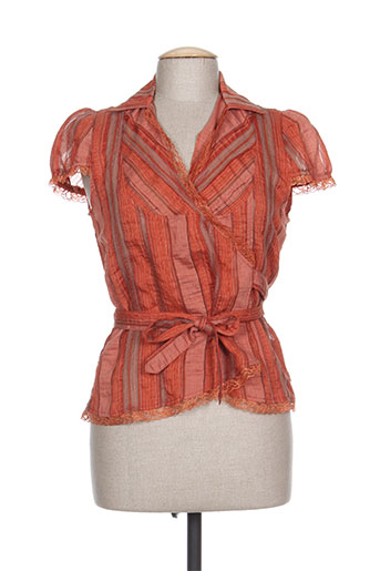 quattro chemises femme de couleur orange