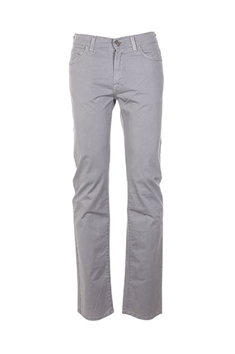 trussardi jeans pantalons homme de couleur gris
