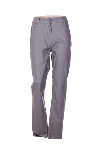 griffon pantalons femme de couleur gris