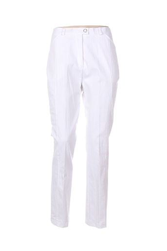 20/20 pantalons femme de couleur blanc