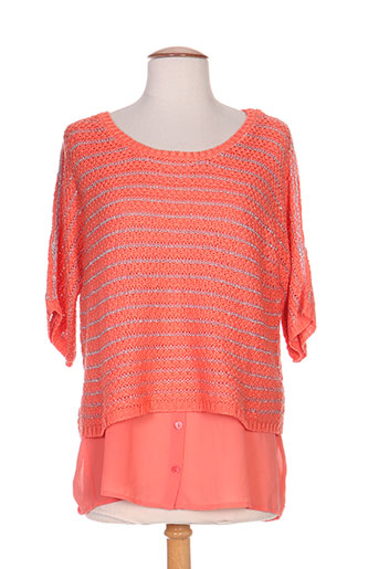 yest pulls femme de couleur orange