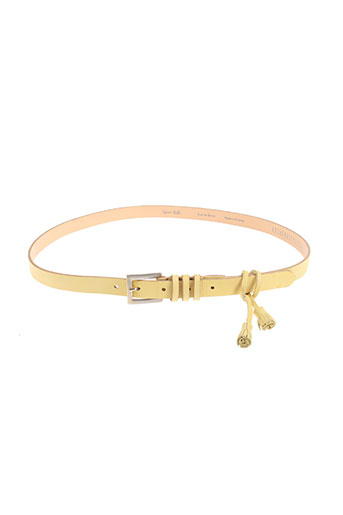 juste taille accessoires femme de couleur jaune