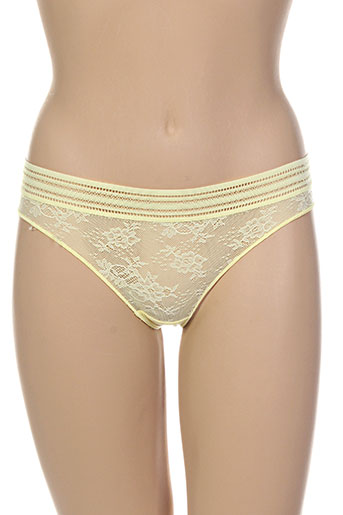 lejaby lingerie femme de couleur jaune