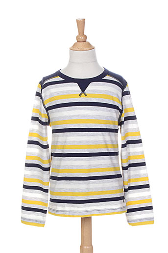 petit bateau t-shirts fille de couleur jaune