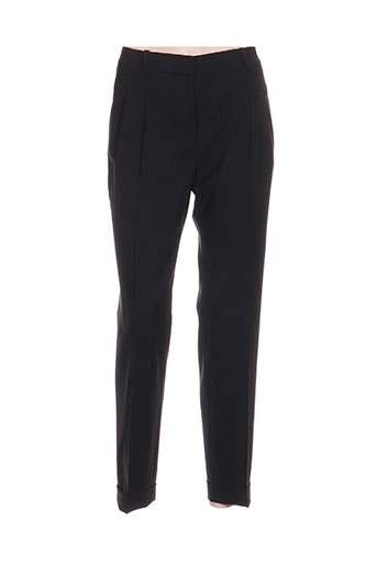 hugo boss pantalons femme de couleur noir