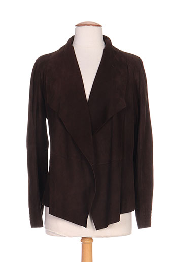 hugo boss vestes femme de couleur marron