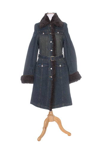 lulucastagnette manteaux femme de couleur bleu