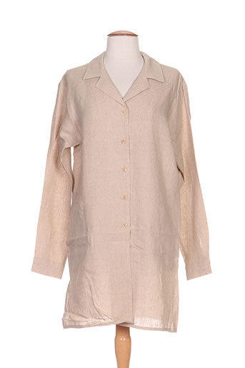 ernest tuniques femme de couleur beige