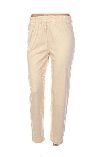 et vous pantalons femme de couleur beige