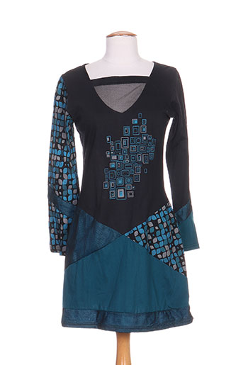 bamboo's robes femme de couleur bleu