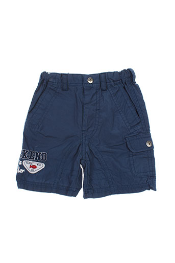 week end a la mer shorts / bermudas garçon de couleur bleu