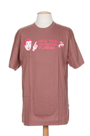ideo t-shirts / tops homme de couleur marron