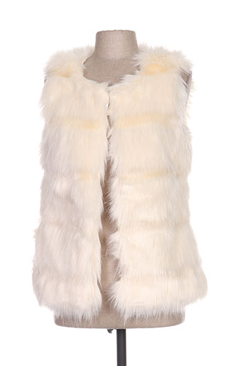 tandem gilets femme de couleur blanc