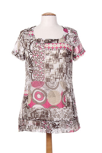 jean gabriel t-shirts femme de couleur rose