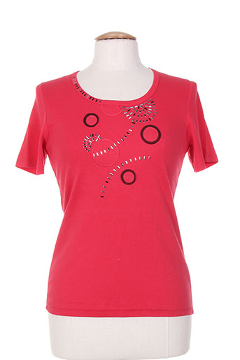 telmail t-shirts femme de couleur rouge