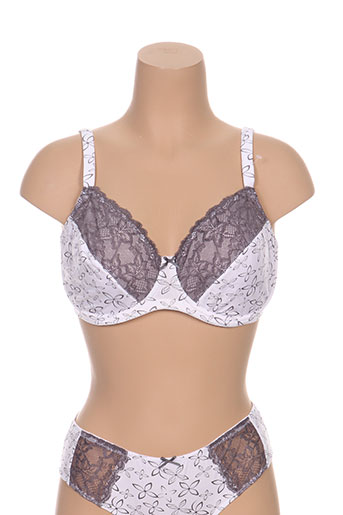 manaïs lingerie femme de couleur gris