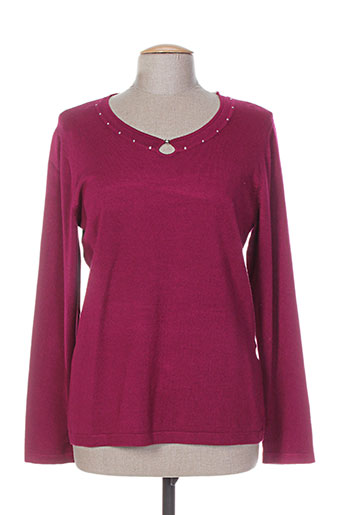 christine laure pulls femme de couleur violet