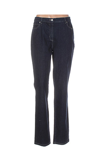 karting jeans femme de couleur bleu