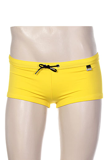 hom maillots de bain homme de couleur jaune