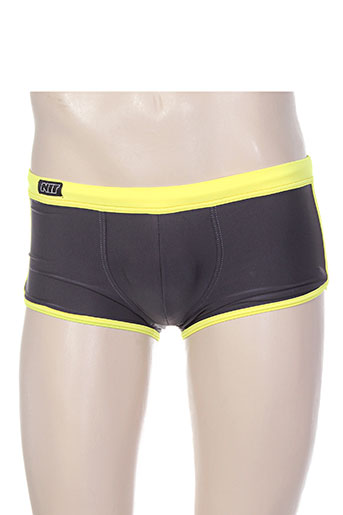 nit maillots de bain homme de couleur gris