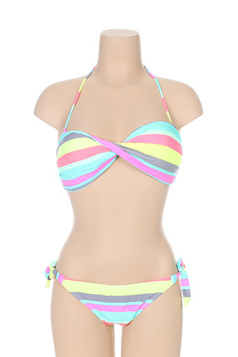pil pull maillots de bain femme de couleur vert