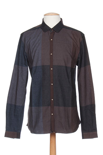 kiliwatch chemises homme de couleur marron