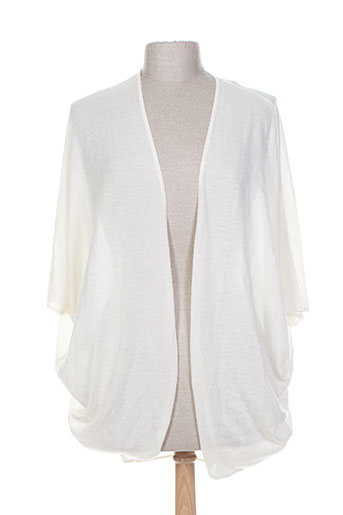 teddy smith gilets femme de couleur blanc