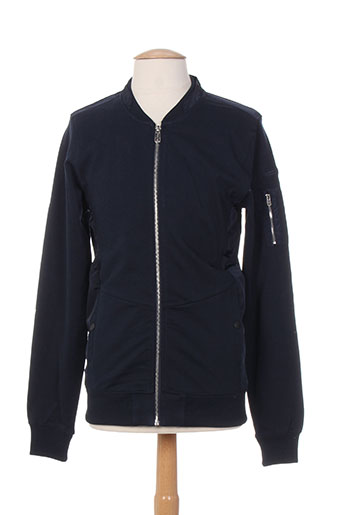 teddy smith vestes homme de couleur bleu