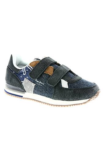 pepe jeans chaussures fille de couleur bleu