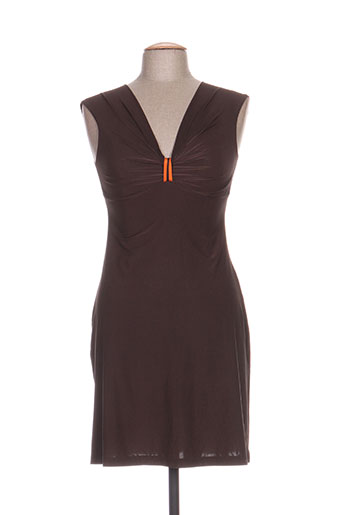 antigel robes femme de couleur marron