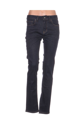 pearly king jeans femme de couleur bleu