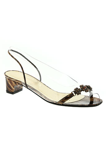azuree chaussures femme de couleur marron